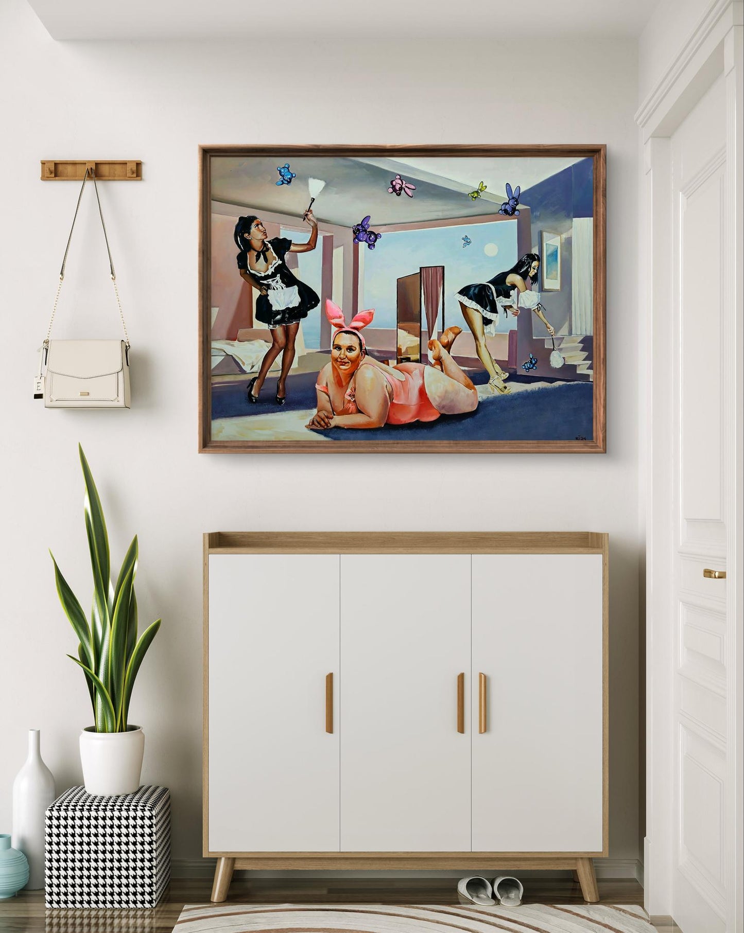 Oil painting The mistress of the house Igor Konovalov