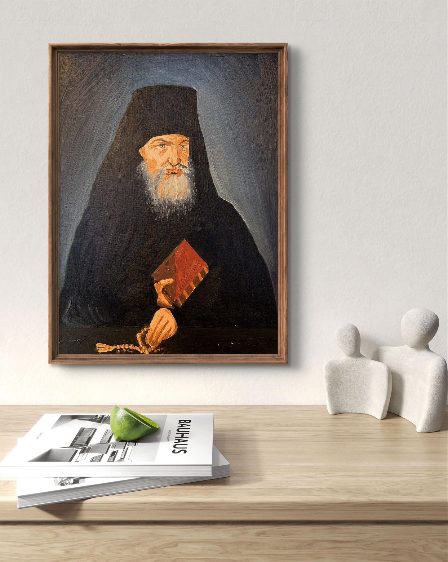 Oil painting Venerable Macarius of Optina Oleksandr Gukalov