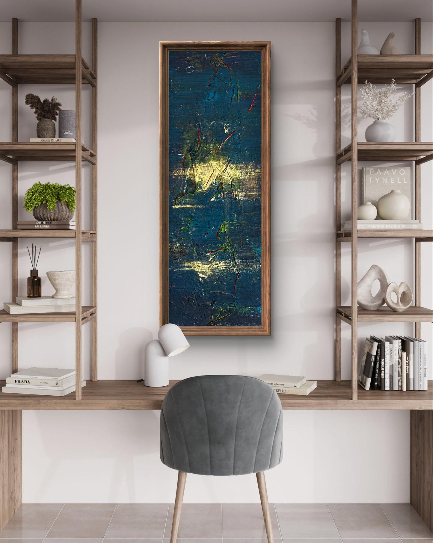 Acrylic painting Night adventure Olga Melezhik