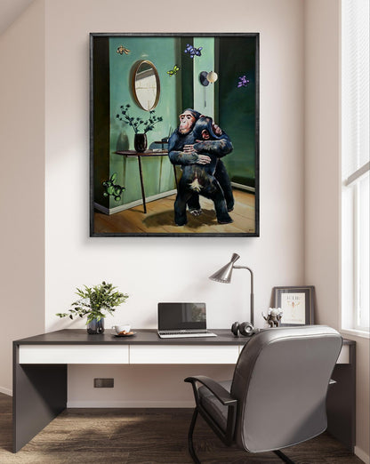 Oil painting Family housewarming Igor Konovalov