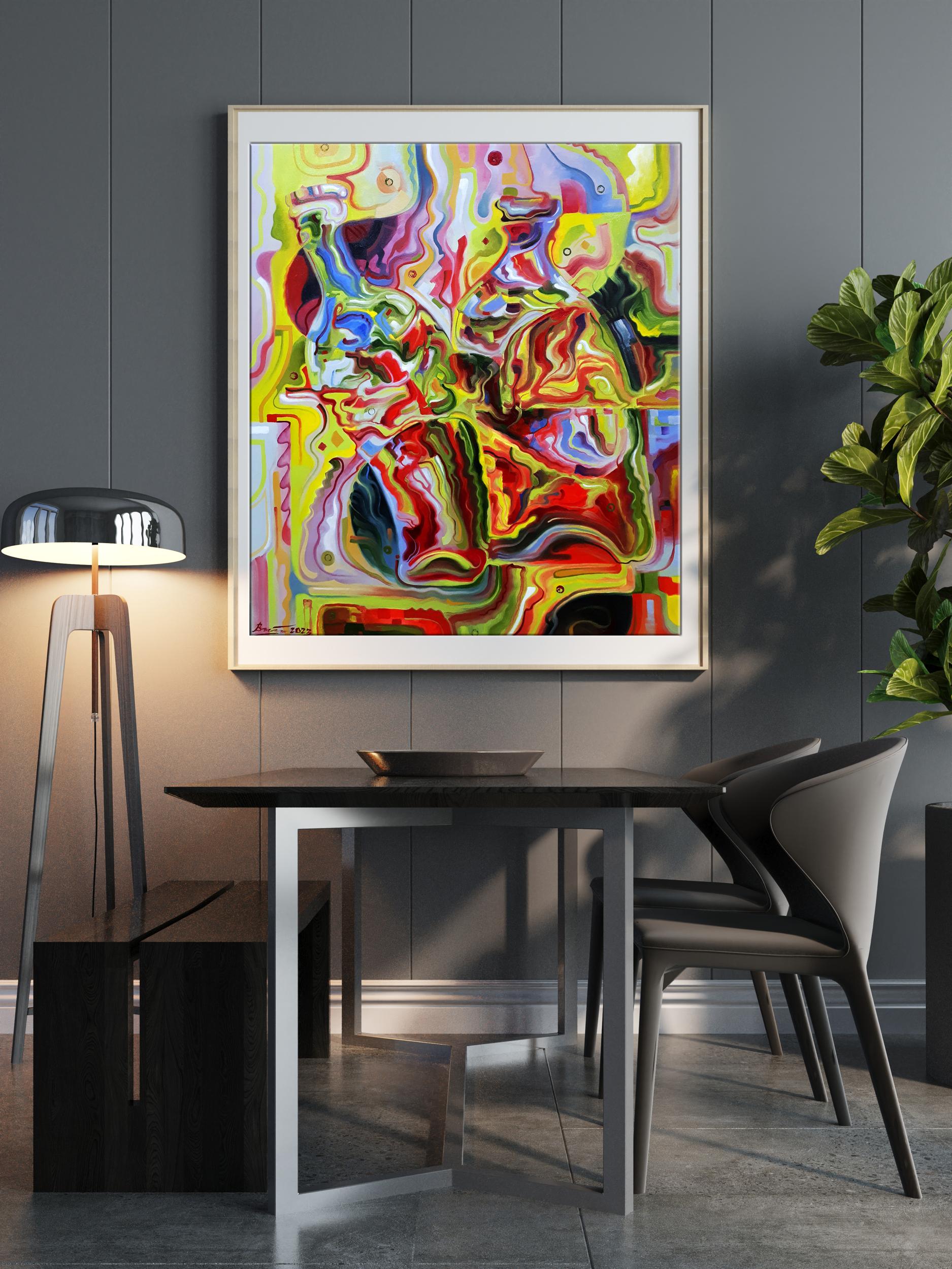 Abstract paintings collection   