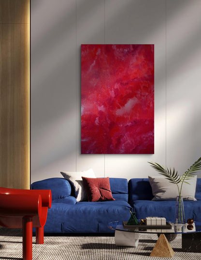 Oil painting Mistical red Victoria Kagalovska