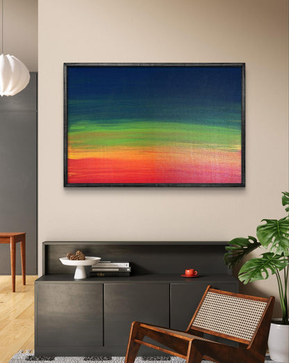 Acrylic painting Calm and focused Olga Melezhik