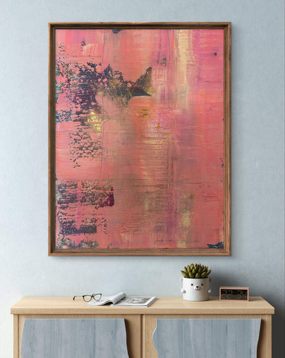 Acrylic painting Tenderness in my eyes Olga Melezhik