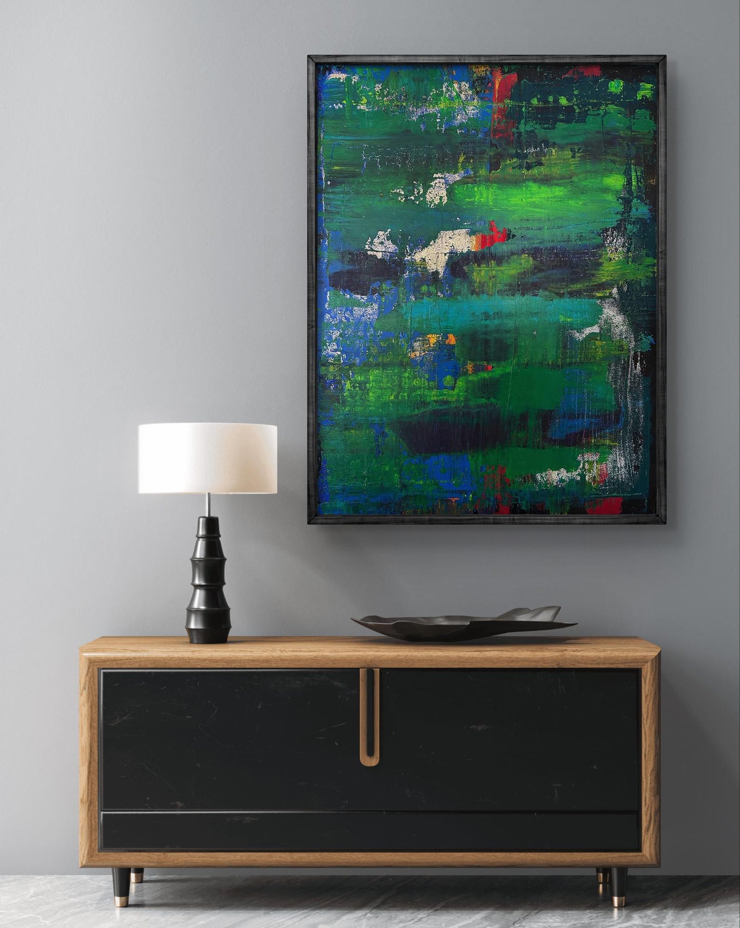 Acrylic painting Walk in the forest Olga Melezhik