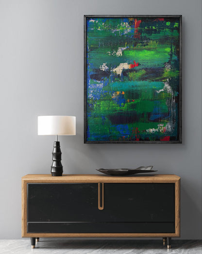 Acrylic painting Walk in the forest Olga Melezhik