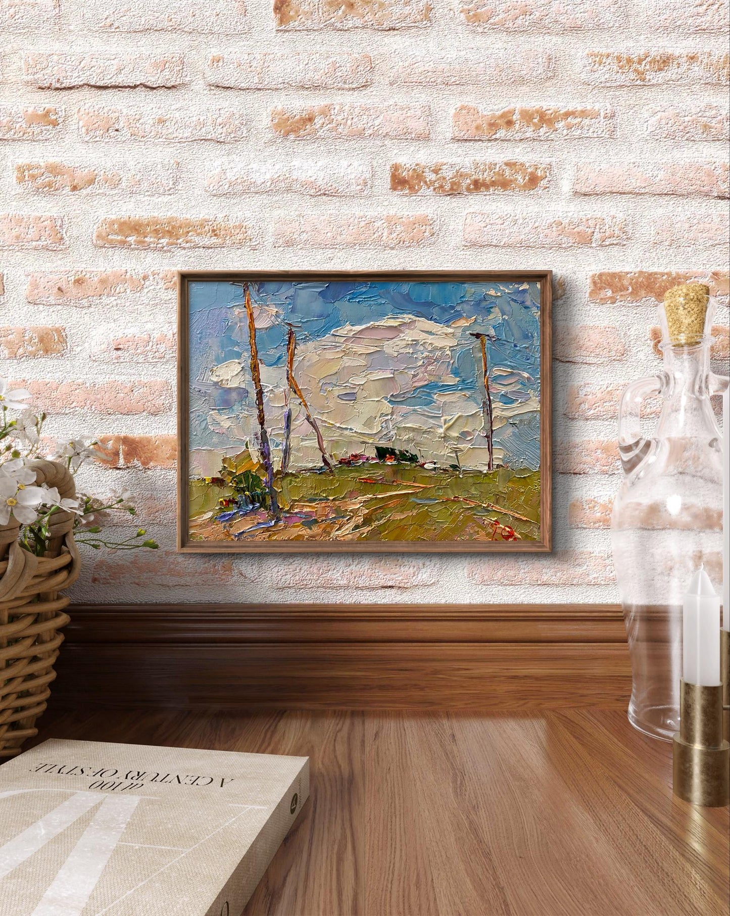 Oil painting Summer Landscape  Oksana Kalenyuk Buy painting