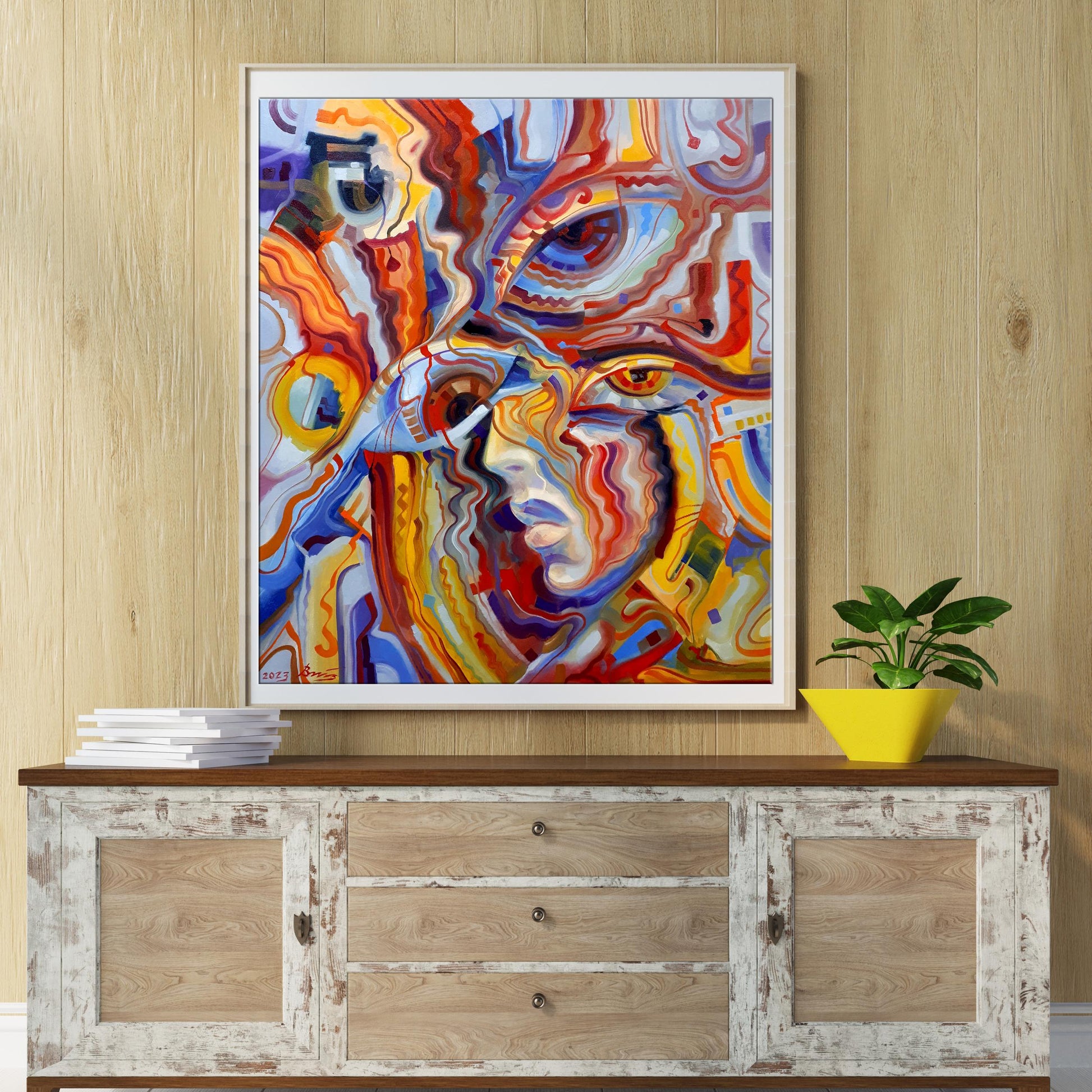 Abstract paintings collection   