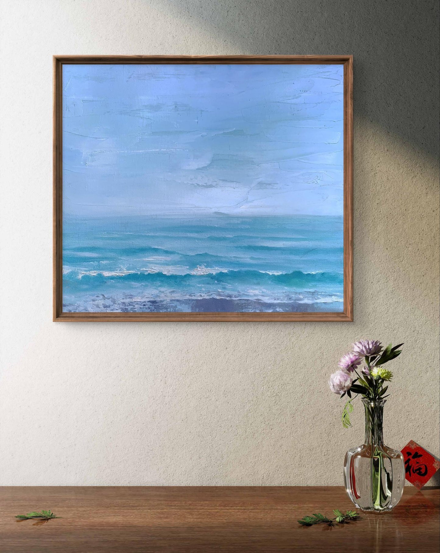 Oil painting Warm sea Unknown artist