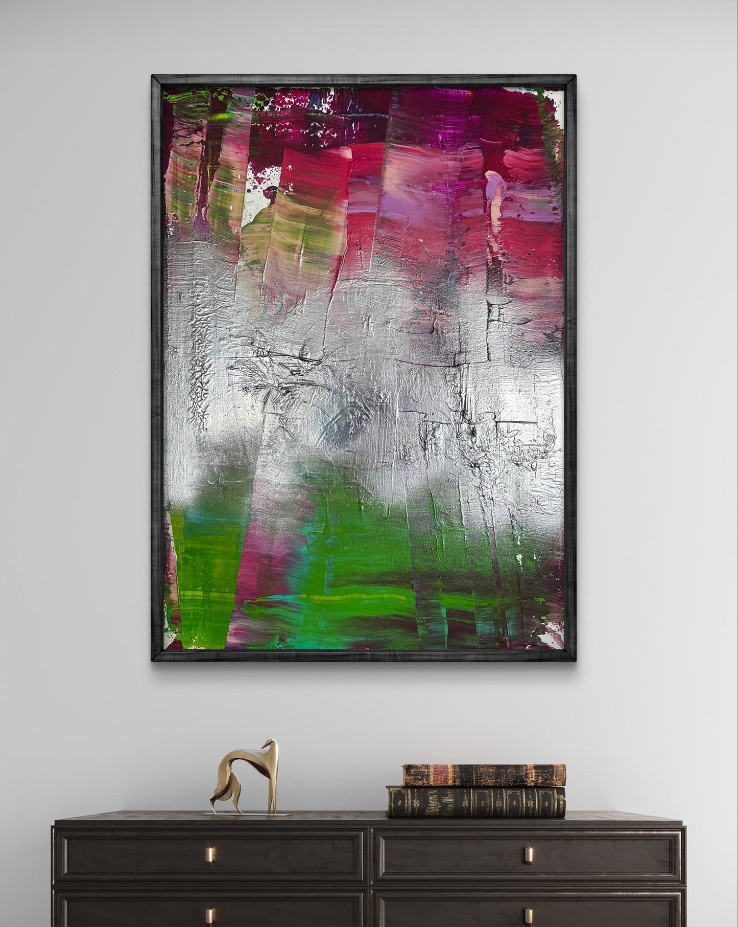 Acrylic painting Mirror of the Soul Olga Melezhik