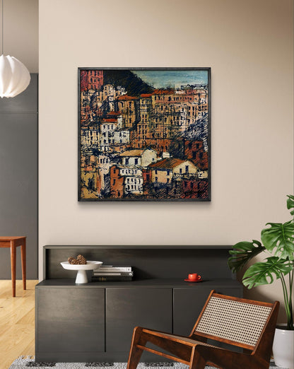 Oil painting Graphic of the City Serhiy Kovalev