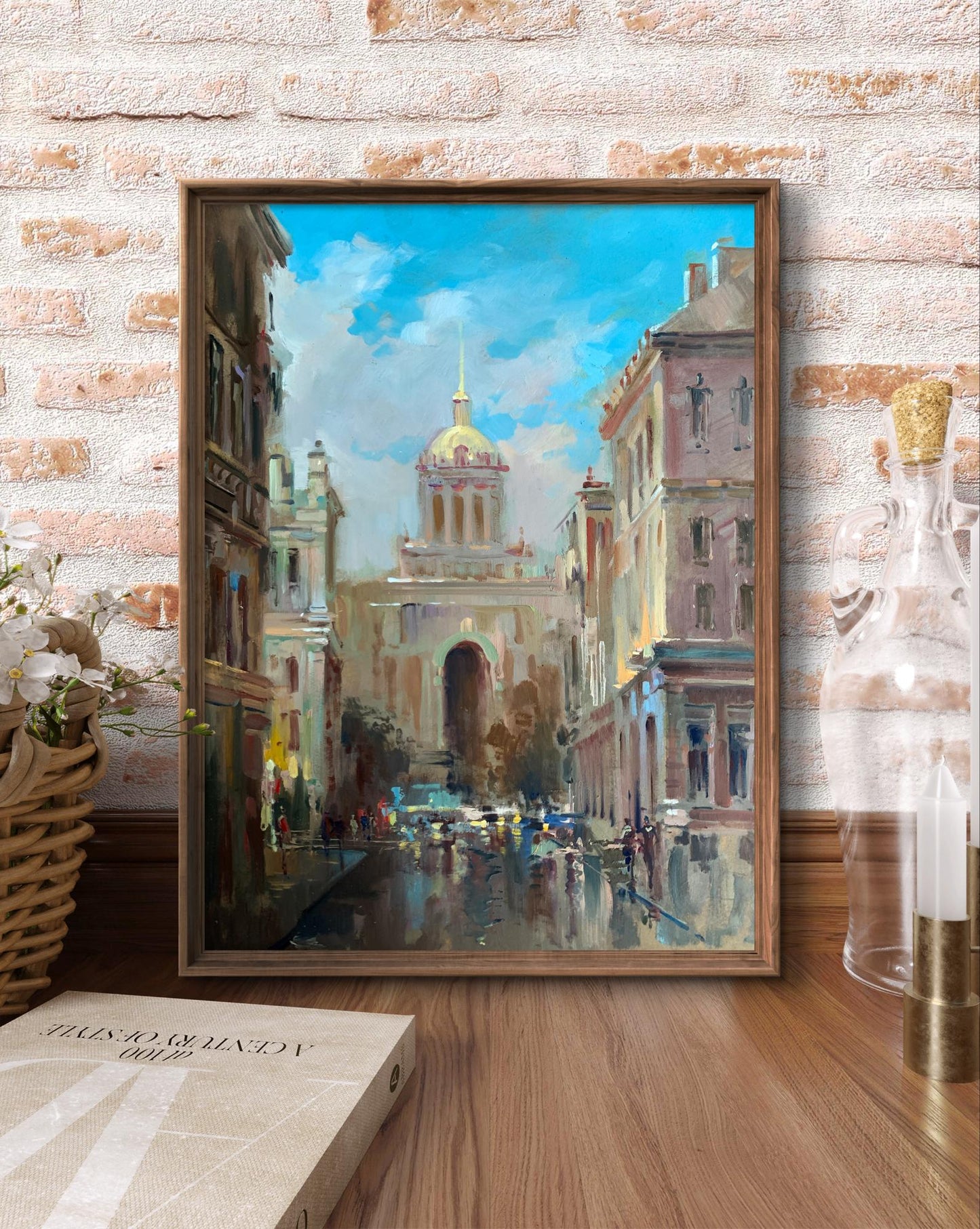 OIl painting City Hall Yuriy Suprunchuk