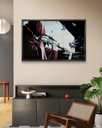 Oil painting Approaching danger Igor Konovalov