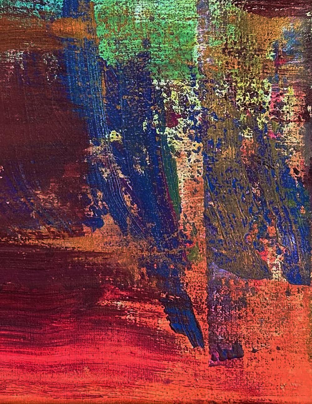 Acrylic painting Pursuit of a dream Olga Melezhik