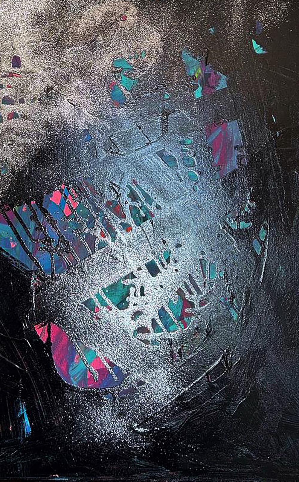 Acrylic painting Galaxy of the Soul Olga Melezhik