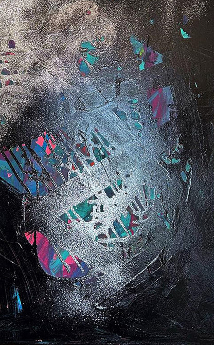 Acrylic painting Galaxy of the Soul Olga Melezhik