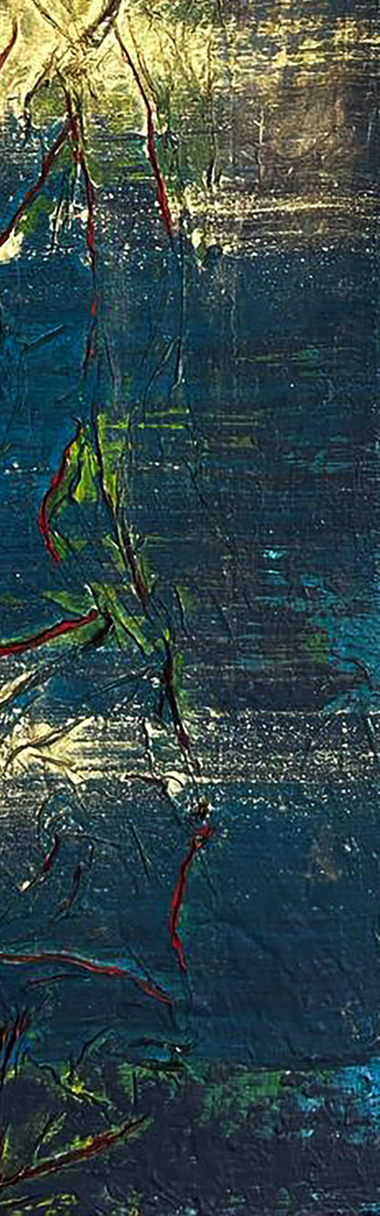 Acrylic painting Night adventure Olga Melezhik