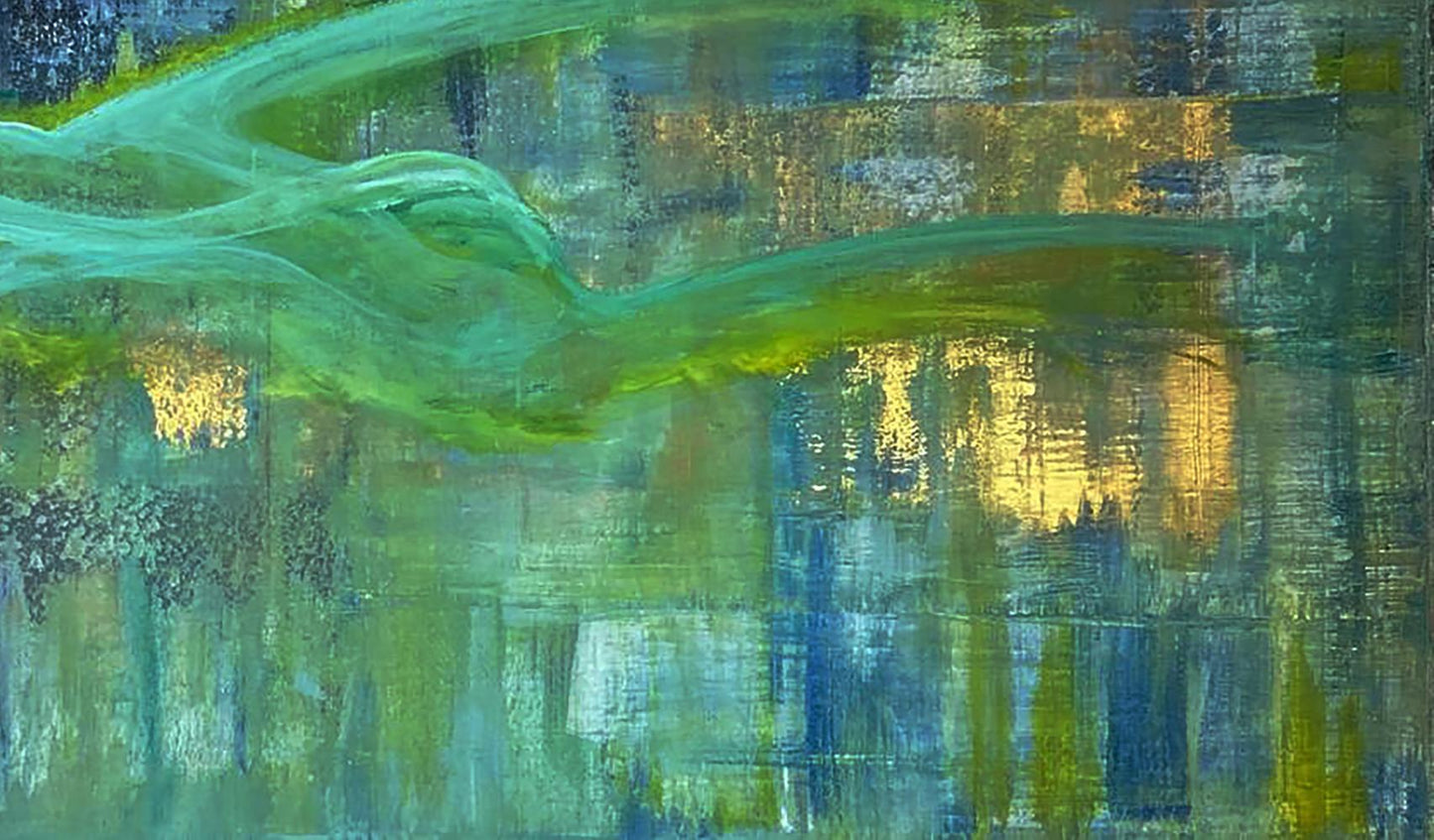 Acrylic painting Summer dream Olga Melezhik