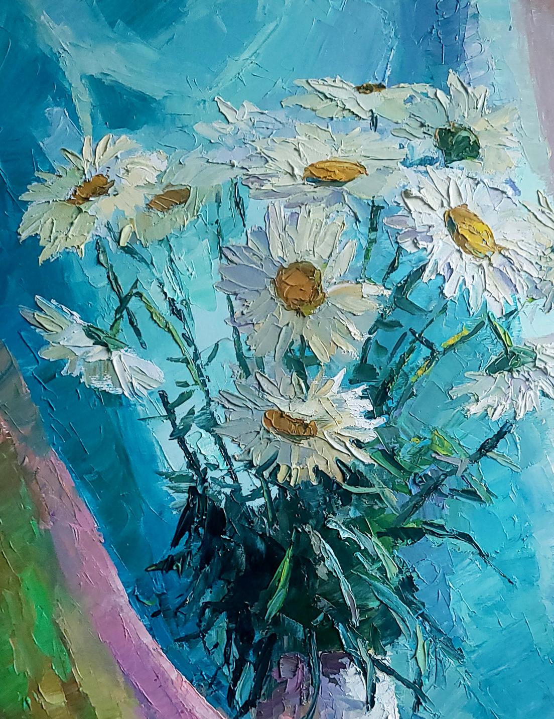 Oil painting Chamomile Boris Serdyuk