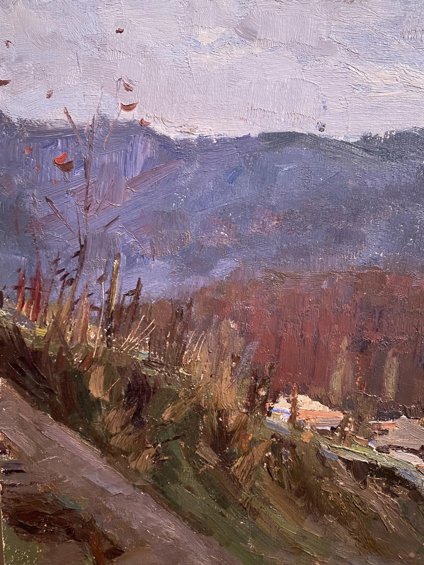 Oil painting Autumn in the mountains Boris Spornikov
