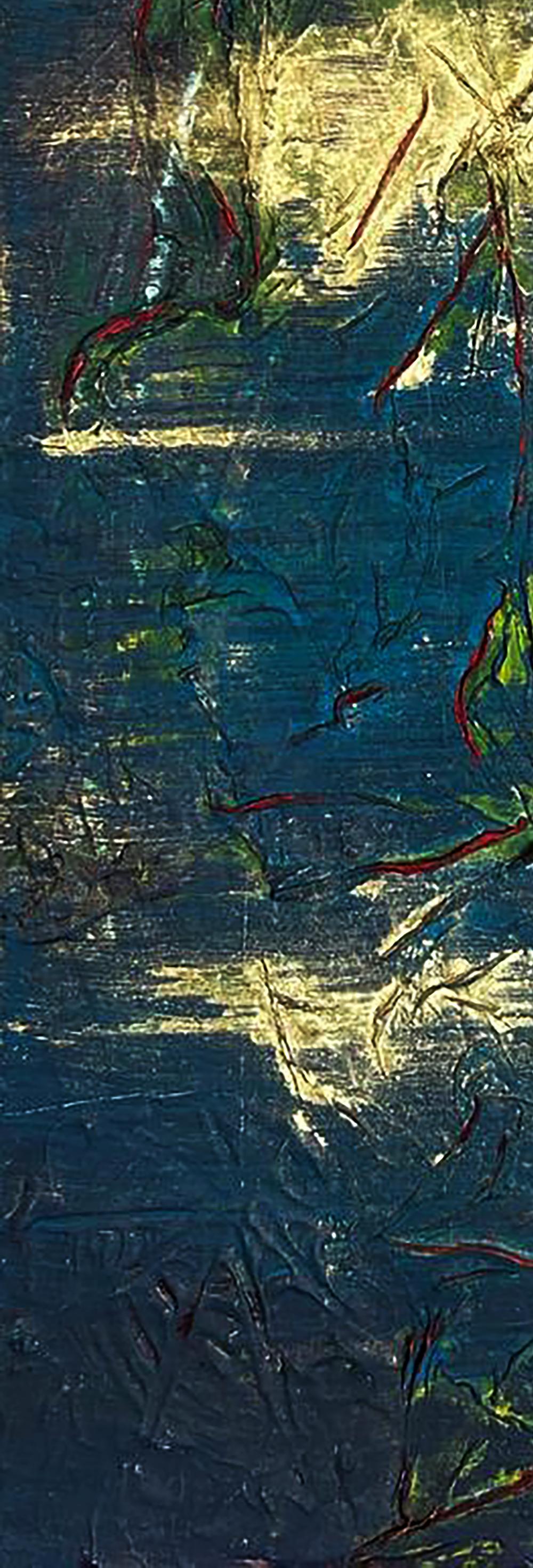 Acrylic painting Night adventure Olga Melezhik