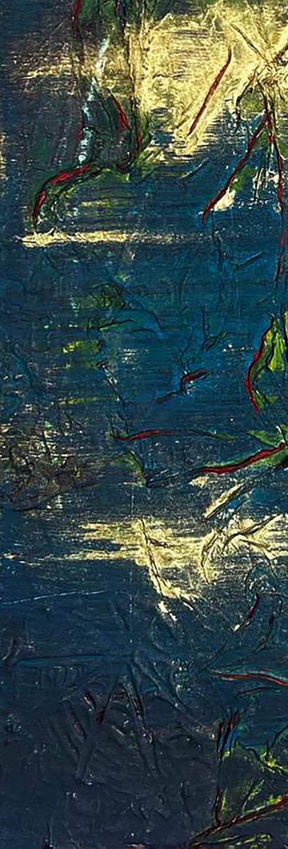 Acrylic painting Night adventure Olga Melezhik