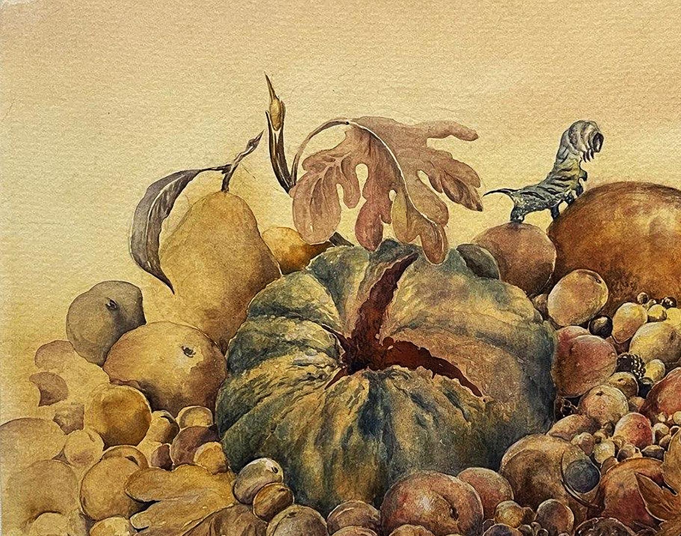 Watercolor painting Still life with pests Dmytro Startsev