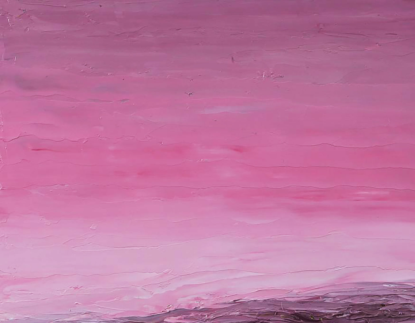 Oil painting Pink landscape Andriy Klishyn