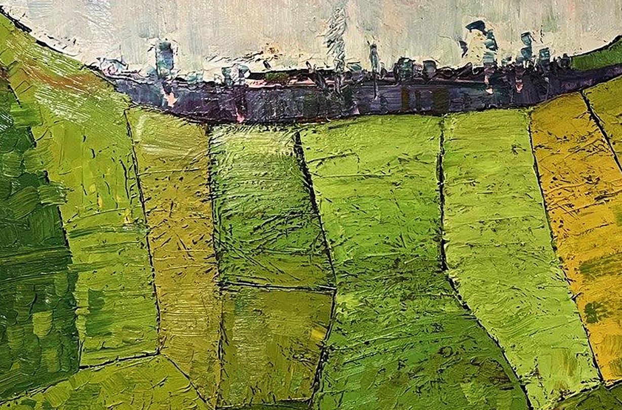 Oil painting Geometric nature Serhiy Kovalev