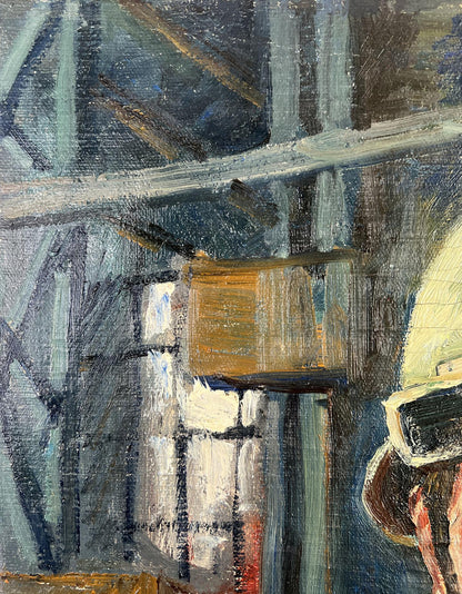 Oil painting Fire and metal Munk Igor Alexandrovich