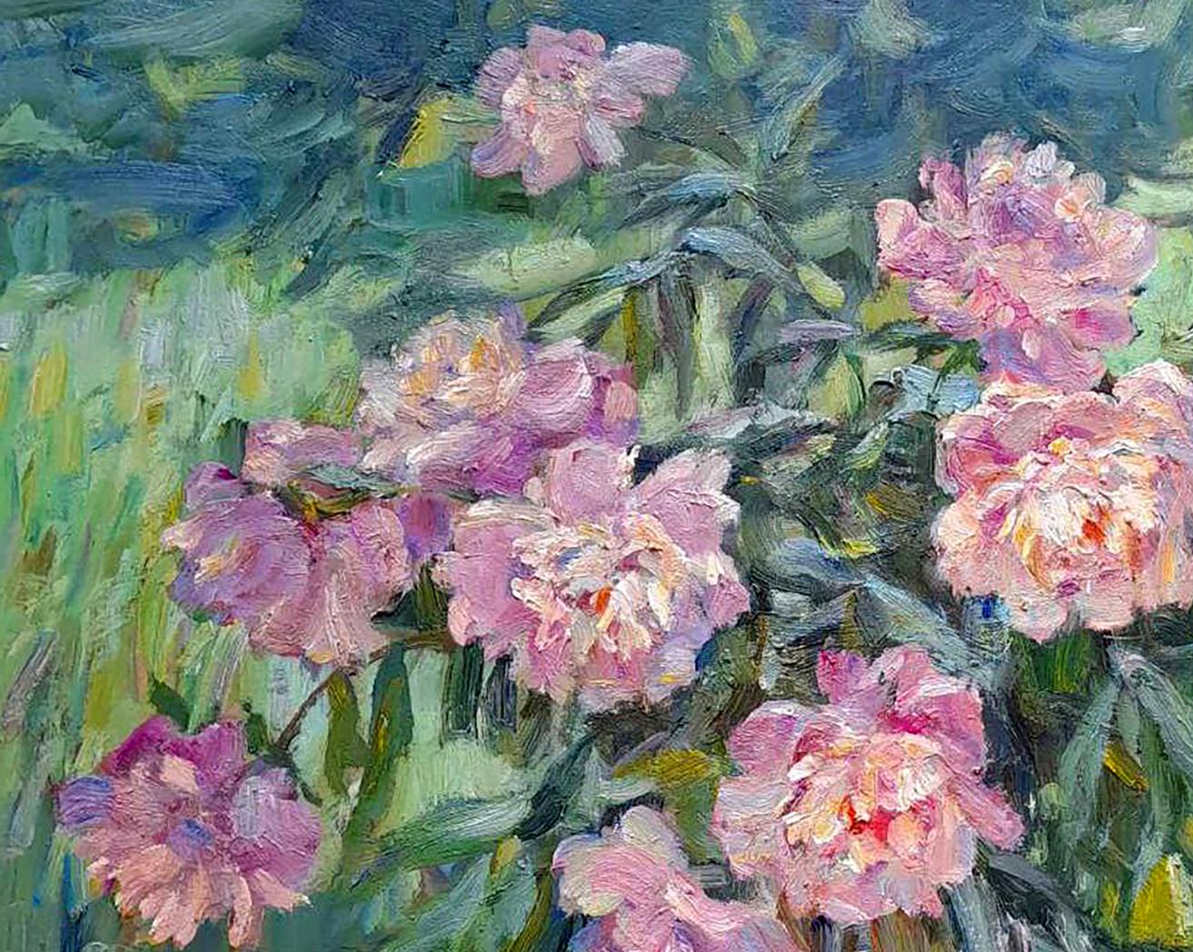 Oi painting Bouquet of peonies Ivan Kovalenko