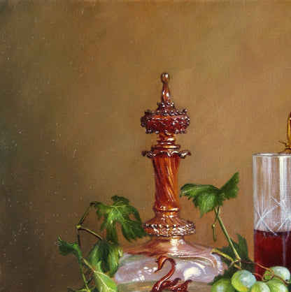 Oil painting Honey decanter Valeriy Bulat