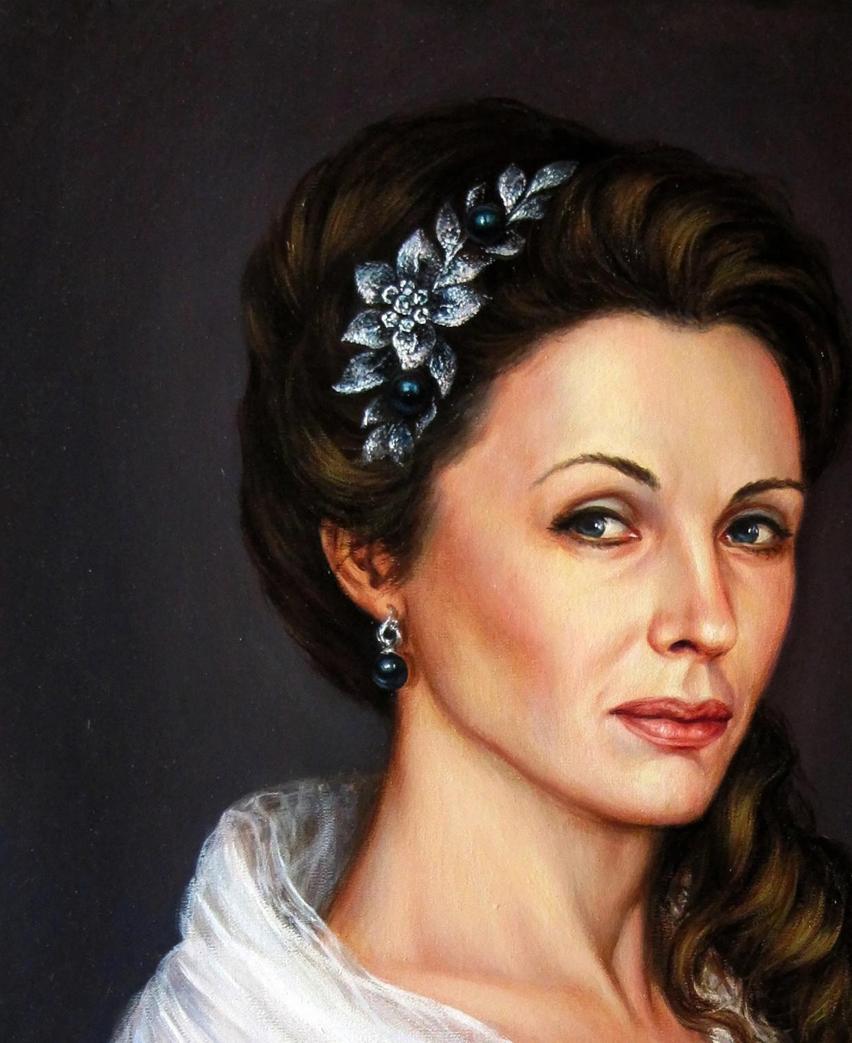 Oil painting Portrait of Margarita Valeriy Bulat