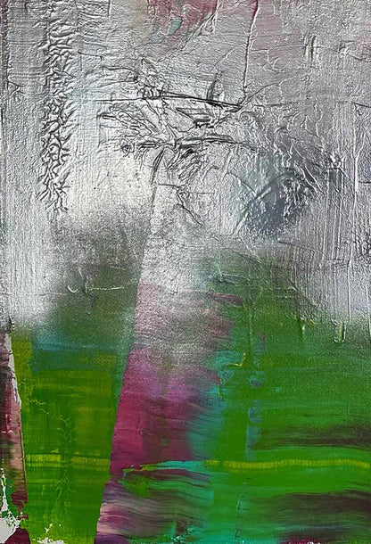 Acrylic painting Mirror of the Soul Olga Melezhik