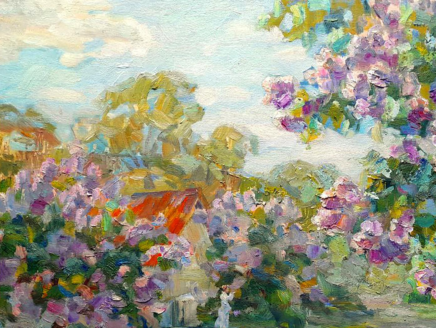 Oi painting The summer scent of lilac Ivan Kovalenko