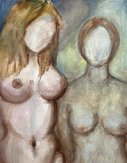 Oil painting Naked models Tatyana Nikolsk