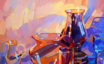 Oil painting Glass Anastasia Yaroshevich