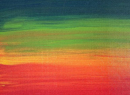 Acrylic painting Calm and focused Olga Melezhik