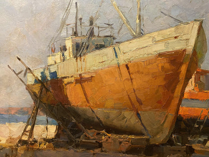 Oil painting On the shore Osipov Alexander