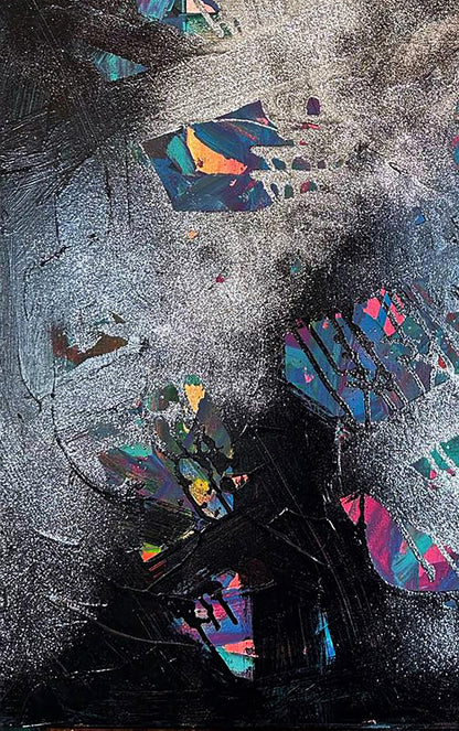 Acrylic painting Galaxy of the Soul Olga Melezhik