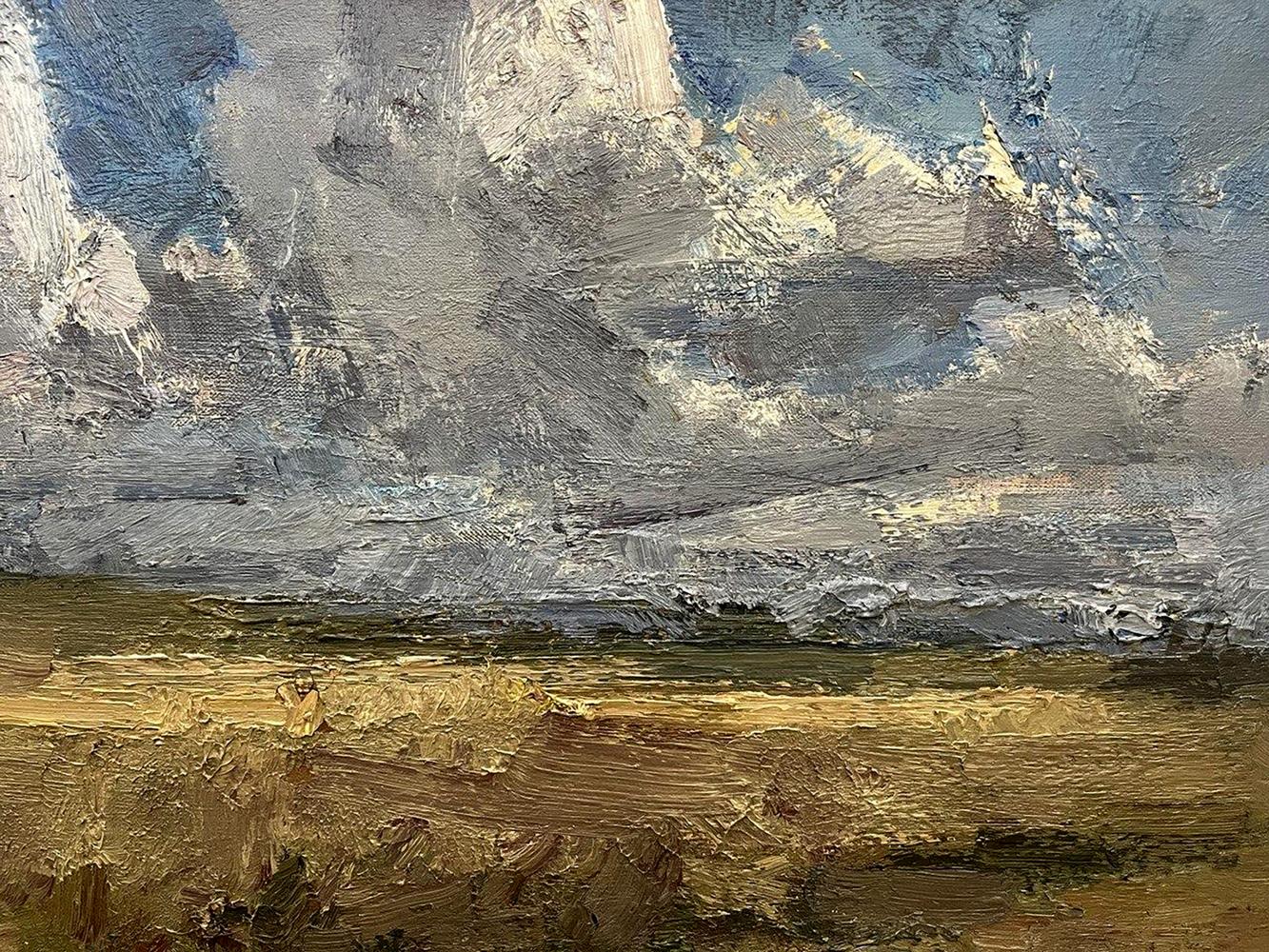 Oil painting Clouds over the field Arsen Rustamov