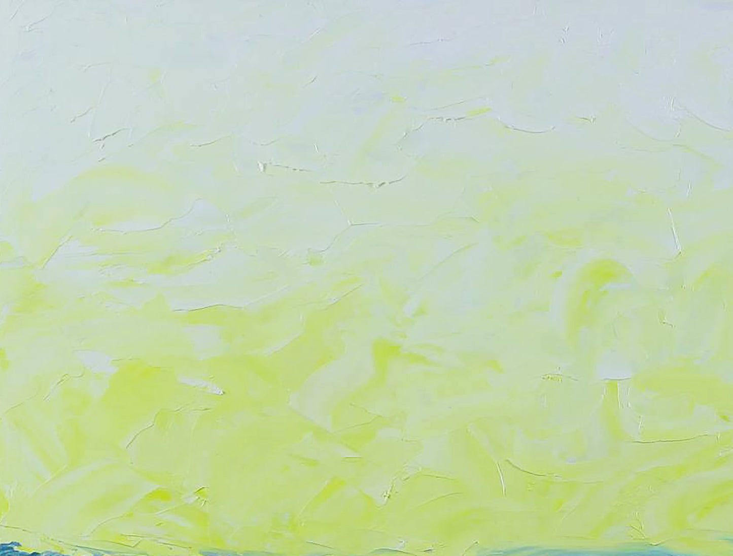 Oil painting Yellow landscape Andriy Klishyn