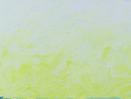 Oil painting Yellow landscape Andriy Klishyn