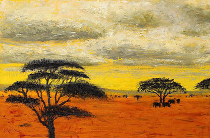 Oil painting Savannah Andriy Klishyn