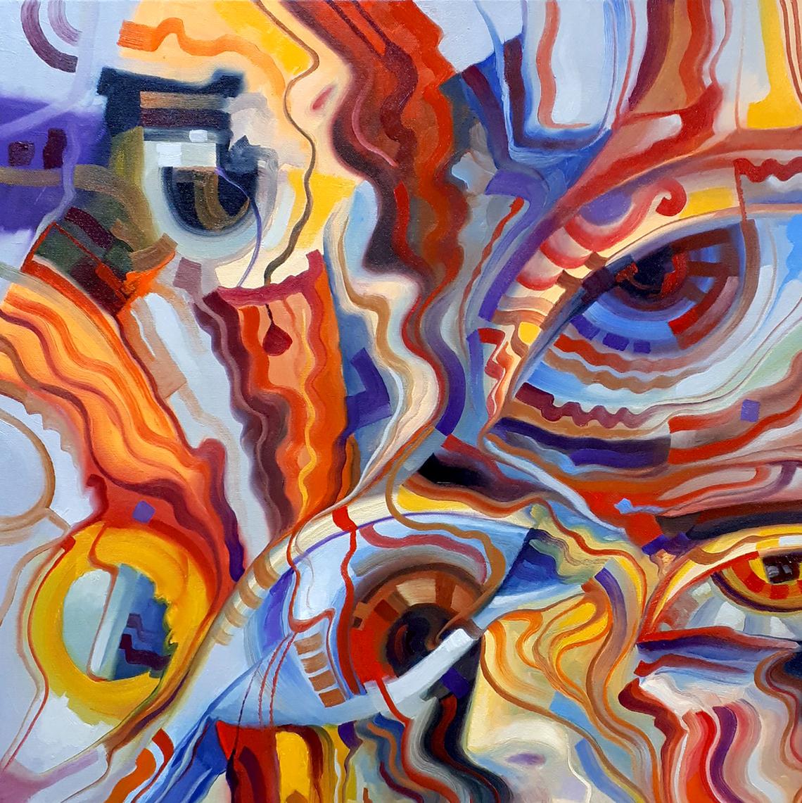 Abstract paintings Portraits 