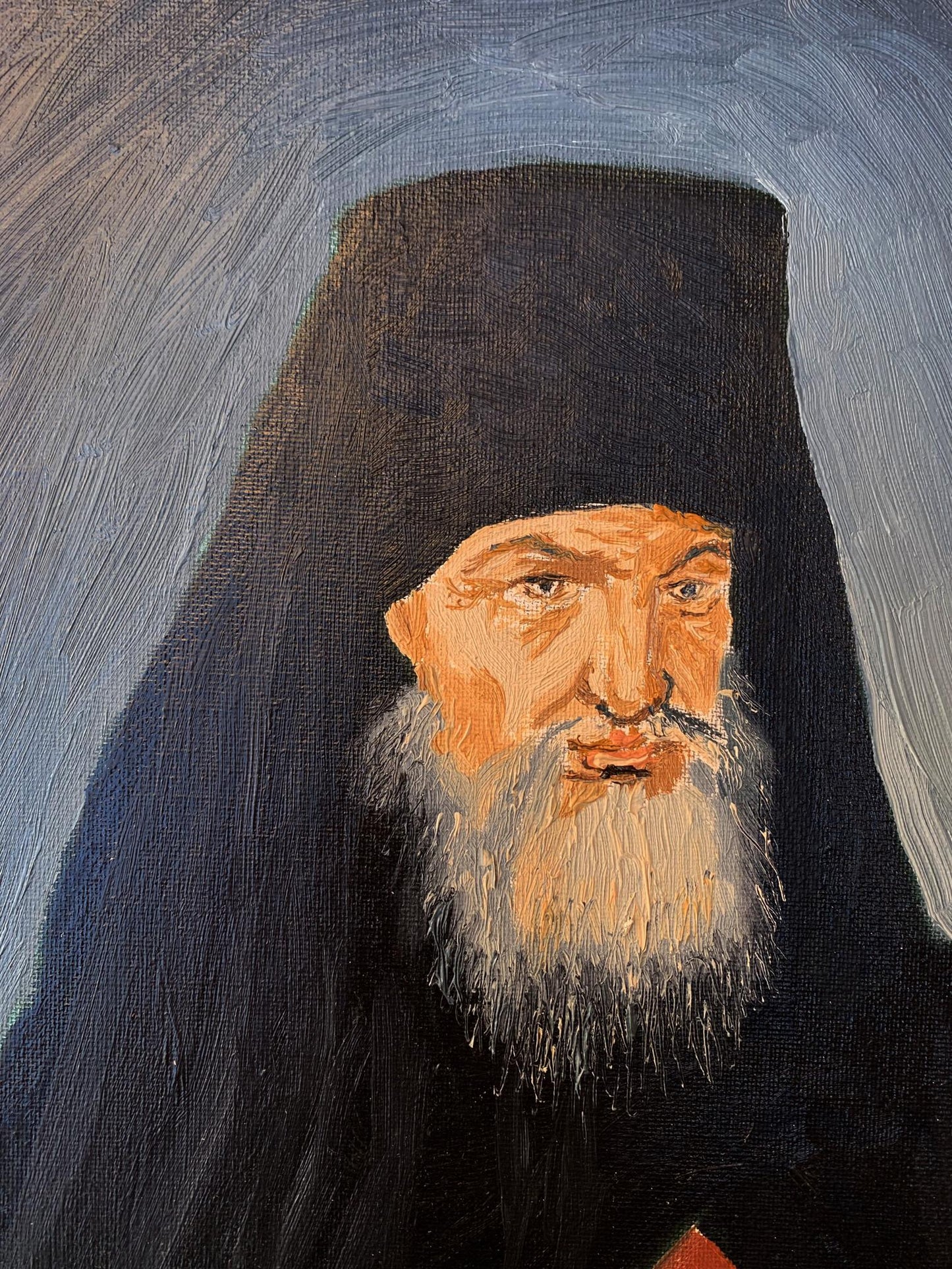 Oil painting Venerable Macarius of Optina Oleksandr Gukalov