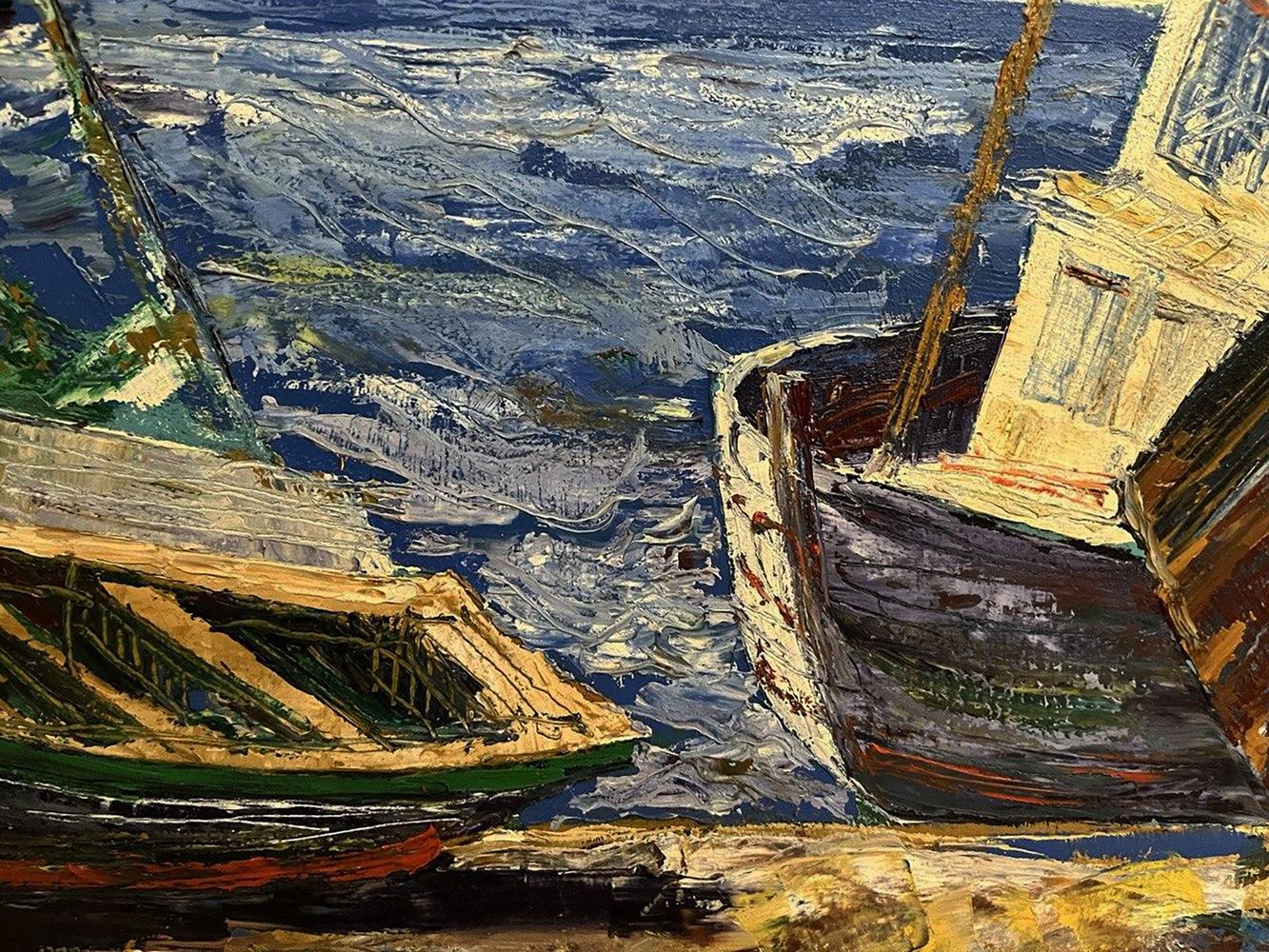 Oil painting Dock Serhiy Kovalev