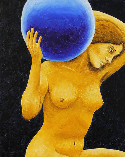 Oil painting Terra Andriy Klishyn