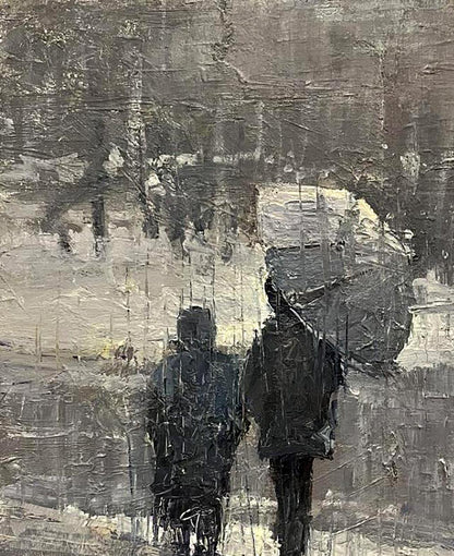 Oil painting Rain Volodymyr Pashchenko