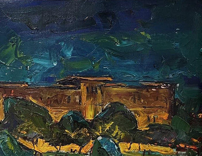 Oil painting Night Istanbul Oleksandr Andreev